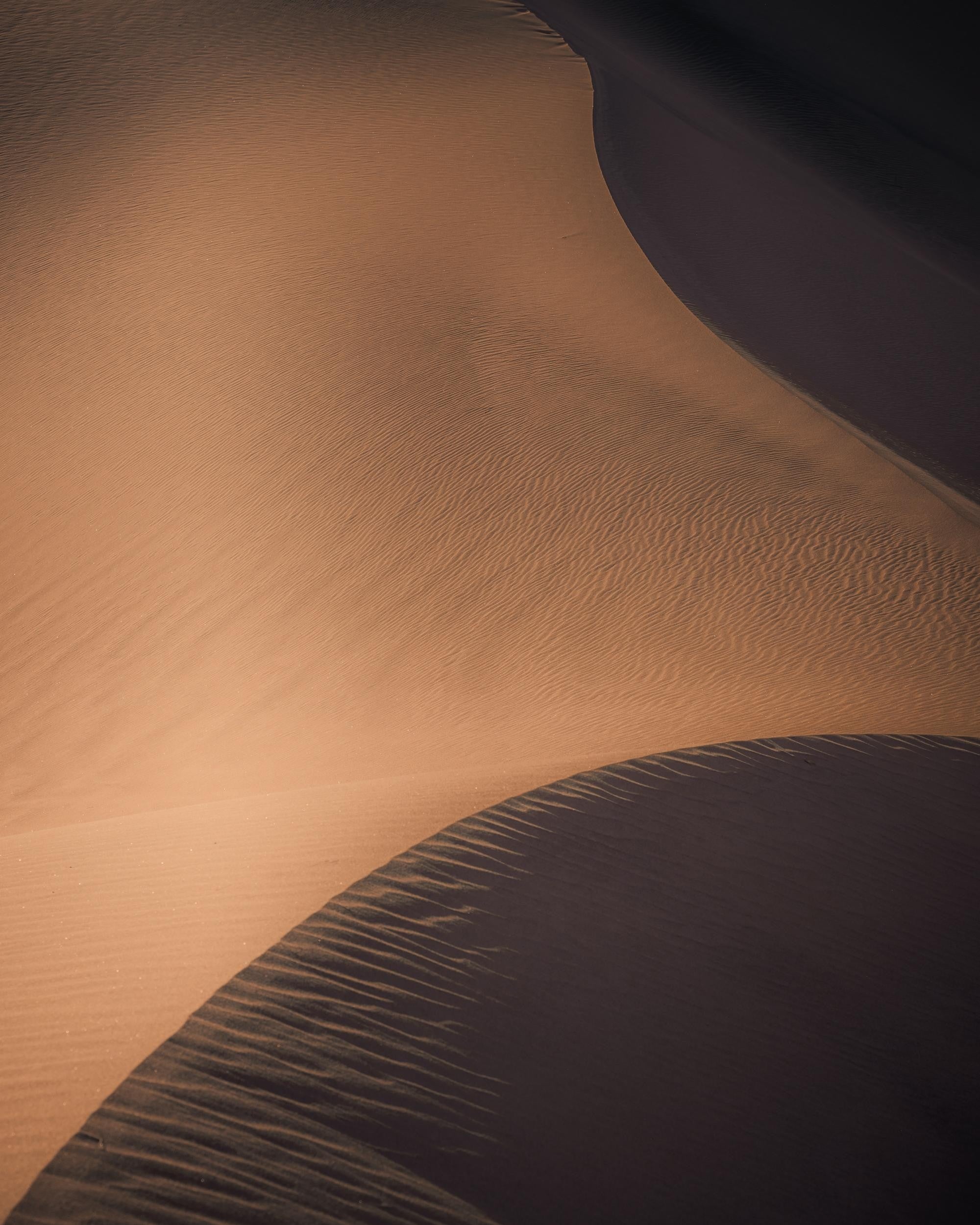 Sand dunes at first light